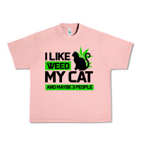Salmon Cat Weed I Like My Cat Gift Urban Heavy Tee - Bettercallsaul