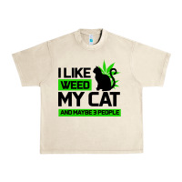 Sandshell Cat Weed I Like My Cat Gift Urban Heavy Tee - Bettercallsaul