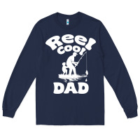 Navy Reel Cool Dad fathers day fishing adventure Long Sleeve Tee - tuanDangUi