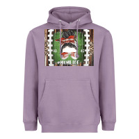 Lavender American Football Mom life Heavyweight Hoodie - CowhideDigitalArt