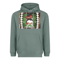 Sage American Football Mom life Heavyweight Hoodie - CowhideDigitalArt