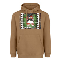 Toasted Coconut American Football Mom life Heavyweight Hoodie - CowhideDigitalArt