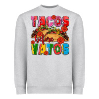 Heather Grey tacos before vatos olivia Heavyweight Sweatshirt - OliviaCreatesArt