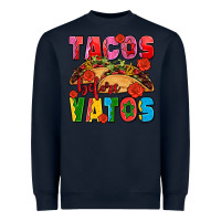 Navy tacos before vatos olivia Heavyweight Sweatshirt - OliviaCreatesArt