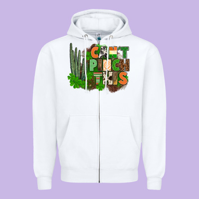 Can't Pinch This Zipper Hoodie Designed By Fadigitalartstudio