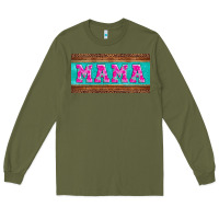 Army Green floral mama mother's day license plate Long Sleeve Tee - Jasminsmagicworld