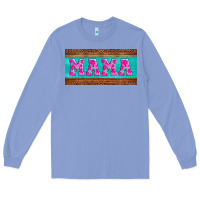 Colony Blue floral mama mother's day license plate Long Sleeve Tee - Jasminsmagicworld