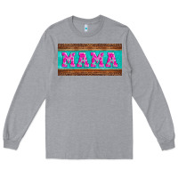 Heather Grey floral mama mother's day license plate Long Sleeve Tee - Jasminsmagicworld