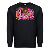 Black Pretty Black Educated Premium Sweatshirt - CowhideDigitalArt
