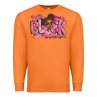 Carrot Pretty Black Educated Premium Sweatshirt - CowhideDigitalArt