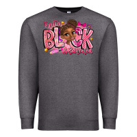 Charcoal Heather Pretty Black Educated Premium Sweatshirt - CowhideDigitalArt