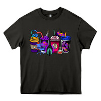 Asphalt gaming coffee cups Heavy Core Tee - NancyCooperArtShop