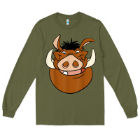 Army Green Lion518 Long Sleeve Tee - tuanDangUi