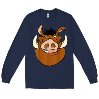 Navy Lion518 Long Sleeve Tee - tuanDangUi