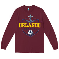 Burgundy Orlando pirates, ball Long Sleeve Tee - tuanDangUi