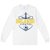White Orlando pirates, ball Long Sleeve Tee - tuanDangUi