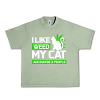 Oil Green Cat Weed I Like My Cat Gift Urban Heavy Tee - Bettercallsaul