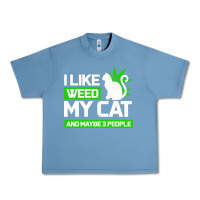 Pebble Blue Cat Weed I Like My Cat Gift Urban Heavy Tee - Bettercallsaul