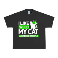 Pigment Black Cat Weed I Like My Cat Gift Urban Heavy Tee - Bettercallsaul
