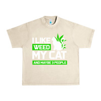 Sandshell Cat Weed I Like My Cat Gift Urban Heavy Tee - Bettercallsaul