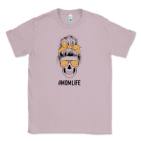 Lilac Yellow Flower on Pink Background Mom Skull Classic Tee - Bettercallsaul