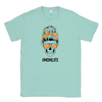 Seafoam Yellow Flower on Pink Background Mom Skull Classic Tee - Bettercallsaul