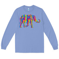 Colony Blue Elephant1687 Long Sleeve Tee - tuanDangUi