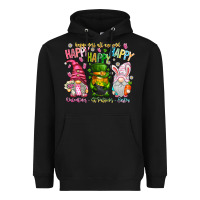 Black Happiness All Around Happy Valentines Patrick East Heavyweight Hoodie - CowhideDigitalArt