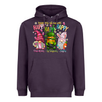 Plum Happiness All Around Happy Valentines Patrick East Heavyweight Hoodie - CowhideDigitalArt