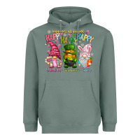 Sage Happiness All Around Happy Valentines Patrick East Heavyweight Hoodie - CowhideDigitalArt