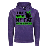 Cloud Purple Cat Weed I Like My Cat Gift Vintage Hoodie - Bettercallsaul