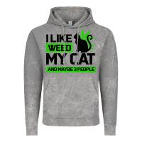 Cloud Rock Cat Weed I Like My Cat Gift Vintage Hoodie - Bettercallsaul