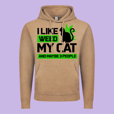 Cat Weed I Like My Cat Gift Vintage Hoodie Designed By Bettercallsaul