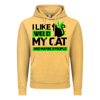 Vintage Mustard Cat Weed I Like My Cat Gift Vintage Hoodie - Bettercallsaul