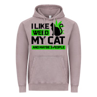 Vintage Zinc Cat Weed I Like My Cat Gift Vintage Hoodie - Bettercallsaul