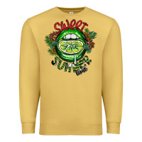 Antique Gold summer time Premium Sweatshirt - CowhideDigitalArt
