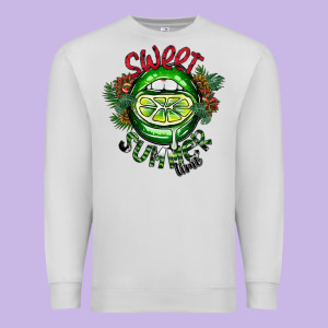Summer Time Premium Sweatshirt Designed By Cowhidedigitalart
