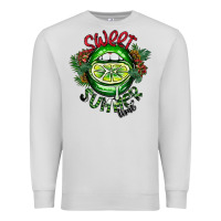 Dove Grey summer time Premium Sweatshirt - CowhideDigitalArt