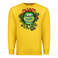 Lemon summer time Premium Sweatshirt - CowhideDigitalArt