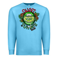 Ocean Blue summer time Premium Sweatshirt - CowhideDigitalArt