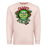Pale Pink summer time Premium Sweatshirt - CowhideDigitalArt
