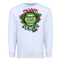 White summer time Premium Sweatshirt - CowhideDigitalArt