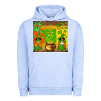 Pigment Grape Ice st patricks gnomes and coins with shamrock Urban Hoodie - Artiststas