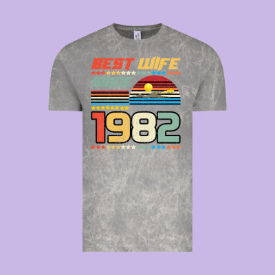 Best Wife Since 1982 Vintage Tee Designed By Bettercallsaul