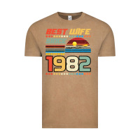 Vintage Coffee Best Wife Since 1982 Vintage Tee - Bettercallsaul