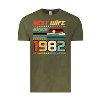 Vintage Olive Best Wife Since 1982 Vintage Tee - Bettercallsaul