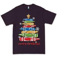 Plum crayons tree christmas Premium Tee - MaliasSmallBusiness