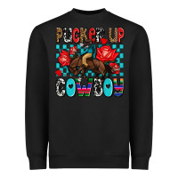 Black pucker up cowboy olivia Heavyweight Sweatshirt - OliviaCreatesArt