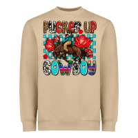 Mushroom pucker up cowboy olivia Heavyweight Sweatshirt - OliviaCreatesArt