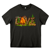 Asphalt camping love Heavy Core Tee - NancyCooperArtShop